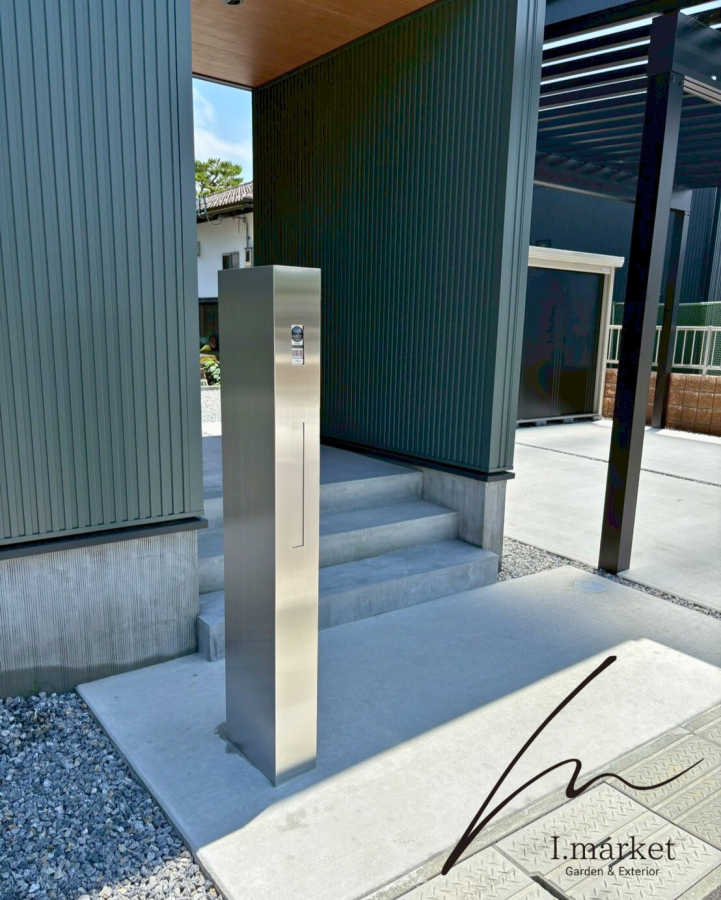 門柱の施工写真