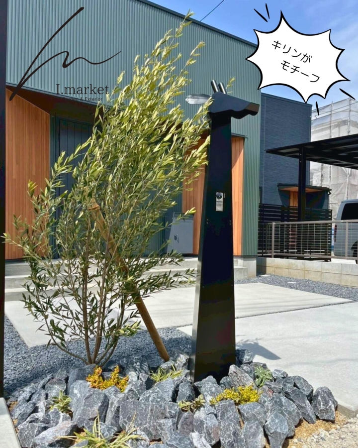 門柱の施工写真