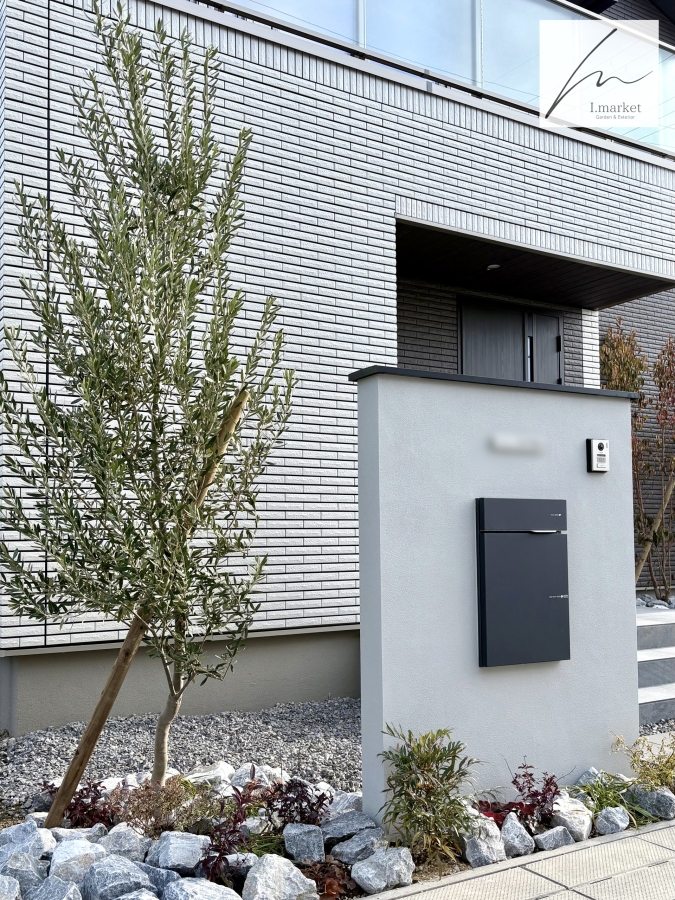 門柱の施工写真