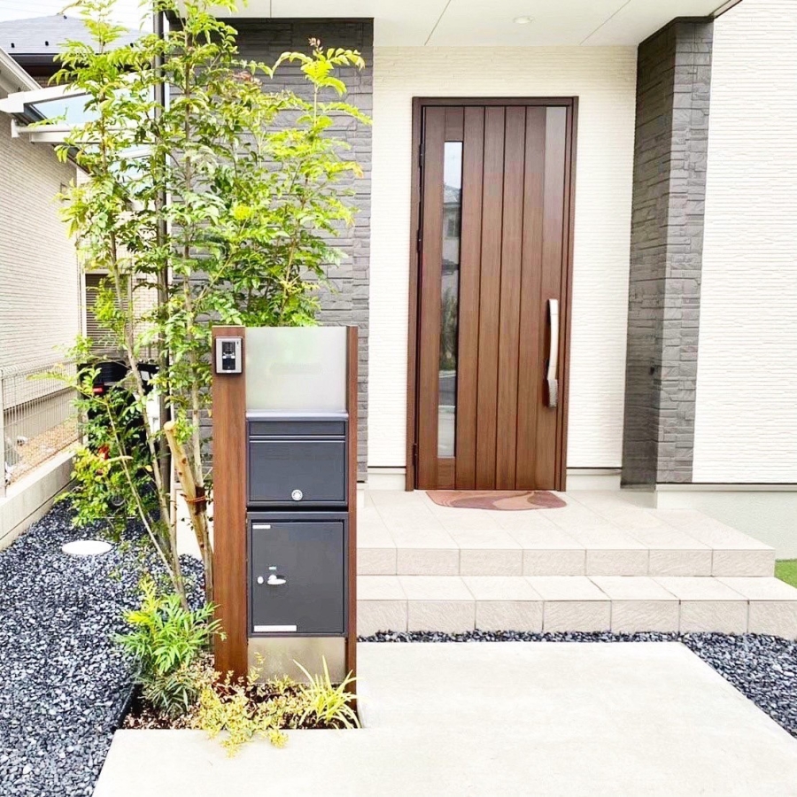 門柱の施工写真